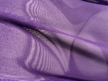 Load image into Gallery viewer, Close up view of purple fine mesh fabric