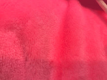 Load image into Gallery viewer, Close up view of pink faux fur fabric
