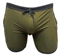Load image into Gallery viewer, Cotton Gym Shorts - Army
