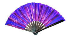 Load image into Gallery viewer, Party Clack Fan - Iridescent Purple 2 / Gold

