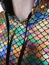 Load image into Gallery viewer, Mermaid Hooded Crop Tank - Multi