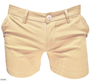 Chino Short Shorts - Tan
