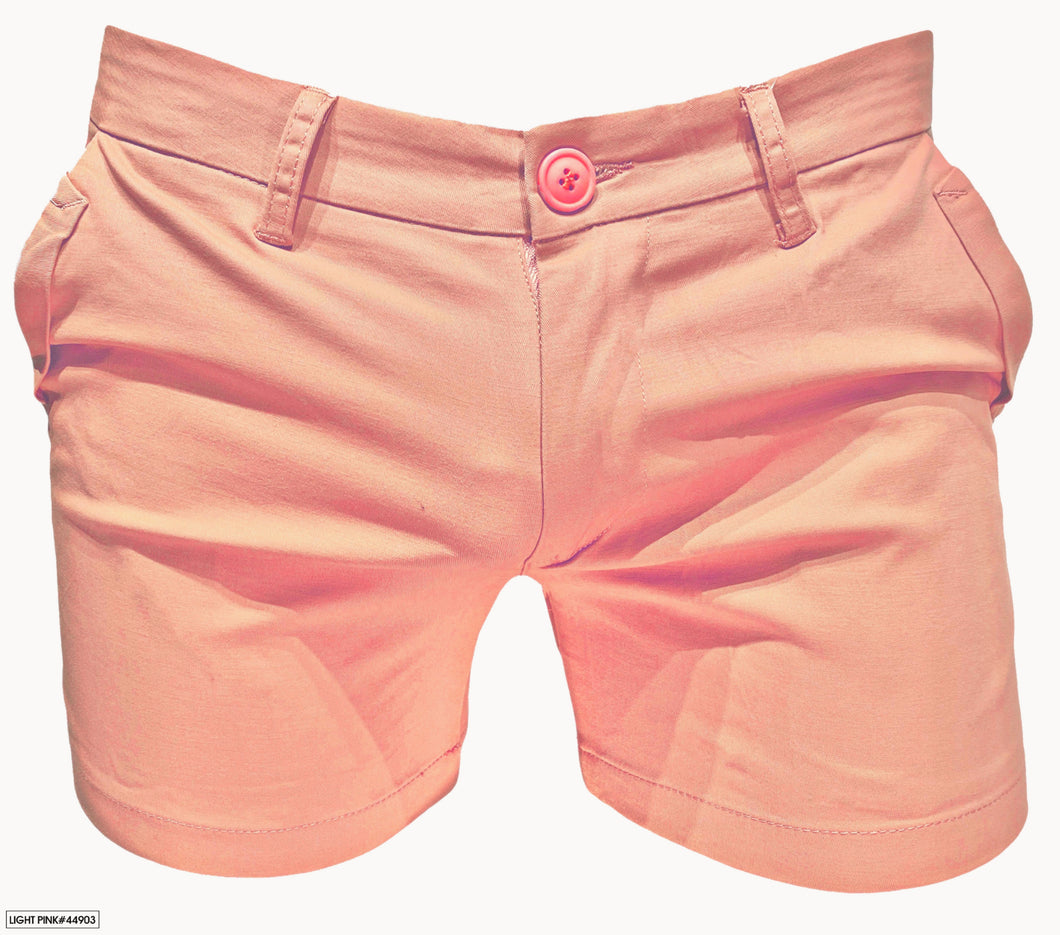 Chino Short Shorts - Light Pink