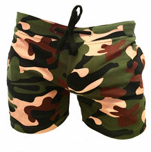Load image into Gallery viewer, Camo Shorts - Knit cotton
