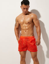 Load image into Gallery viewer, Reveal See Thru Shorts - Red Orange
