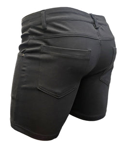 4-way Stretch Knit Shorts - Black