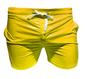 High Gloss Shorts - Yellow