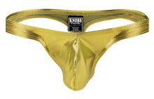 Load image into Gallery viewer, Solid Metallic Thong - Gold
