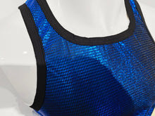 Load image into Gallery viewer, Metallic Disco ball Tank - BLUE
