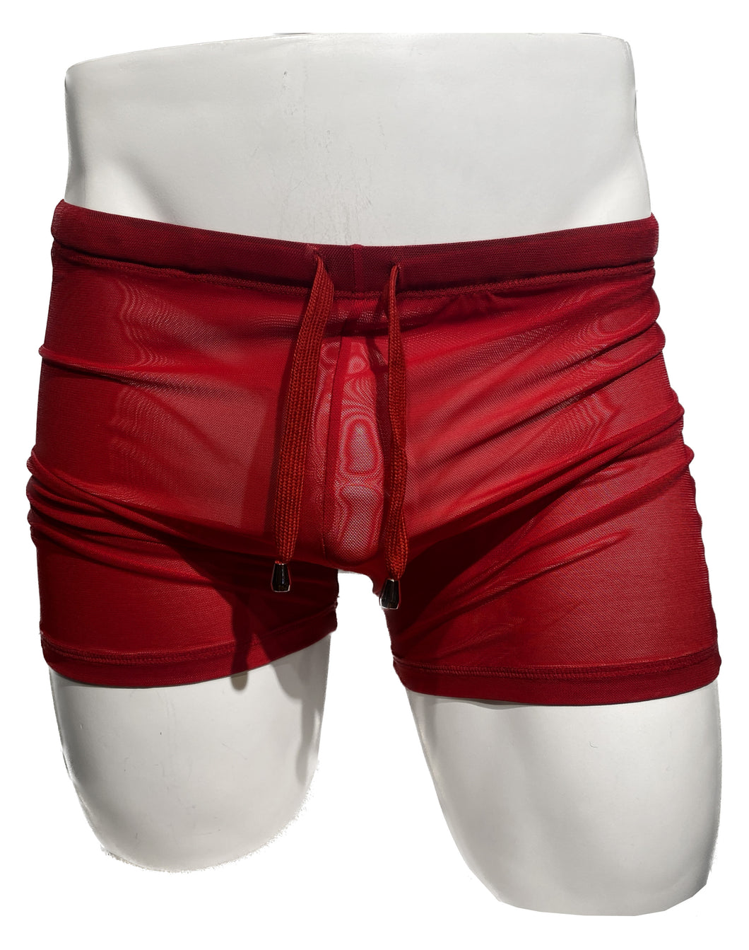 Fine Mesh Shorts - DARK RED