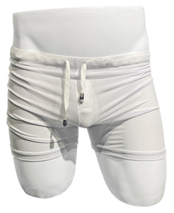 Fine Mesh Shorts - WHITE