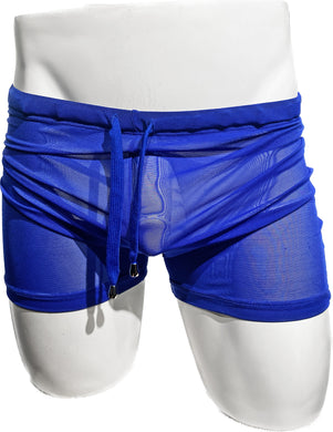 See Thru Short Shorts Sports Mesh Lime - Neon Green – Knobs SF