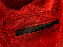 Load image into Gallery viewer, Glitter Overalls - Red
