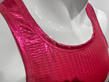 Load image into Gallery viewer, Metallic Disco Dots Tank - Hot Pink
