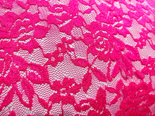 Load image into Gallery viewer, Hot Pink Lace Tee
