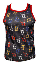 Load image into Gallery viewer, Printed Sports Mesh Tank - Pup Mask Print
