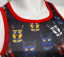 Load image into Gallery viewer, Printed Sports Mesh Tank - Pup Mask Print
