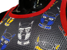 Load image into Gallery viewer, Printed Sports Mesh Tank - Pup Mask Print
