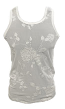 Load image into Gallery viewer, Roses Mesh Tank - White
