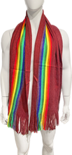 Load image into Gallery viewer, Rainbow Stripe Scarf
