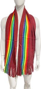 Rainbow Stripe Scarf