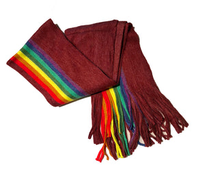 Rainbow Stripe Scarf