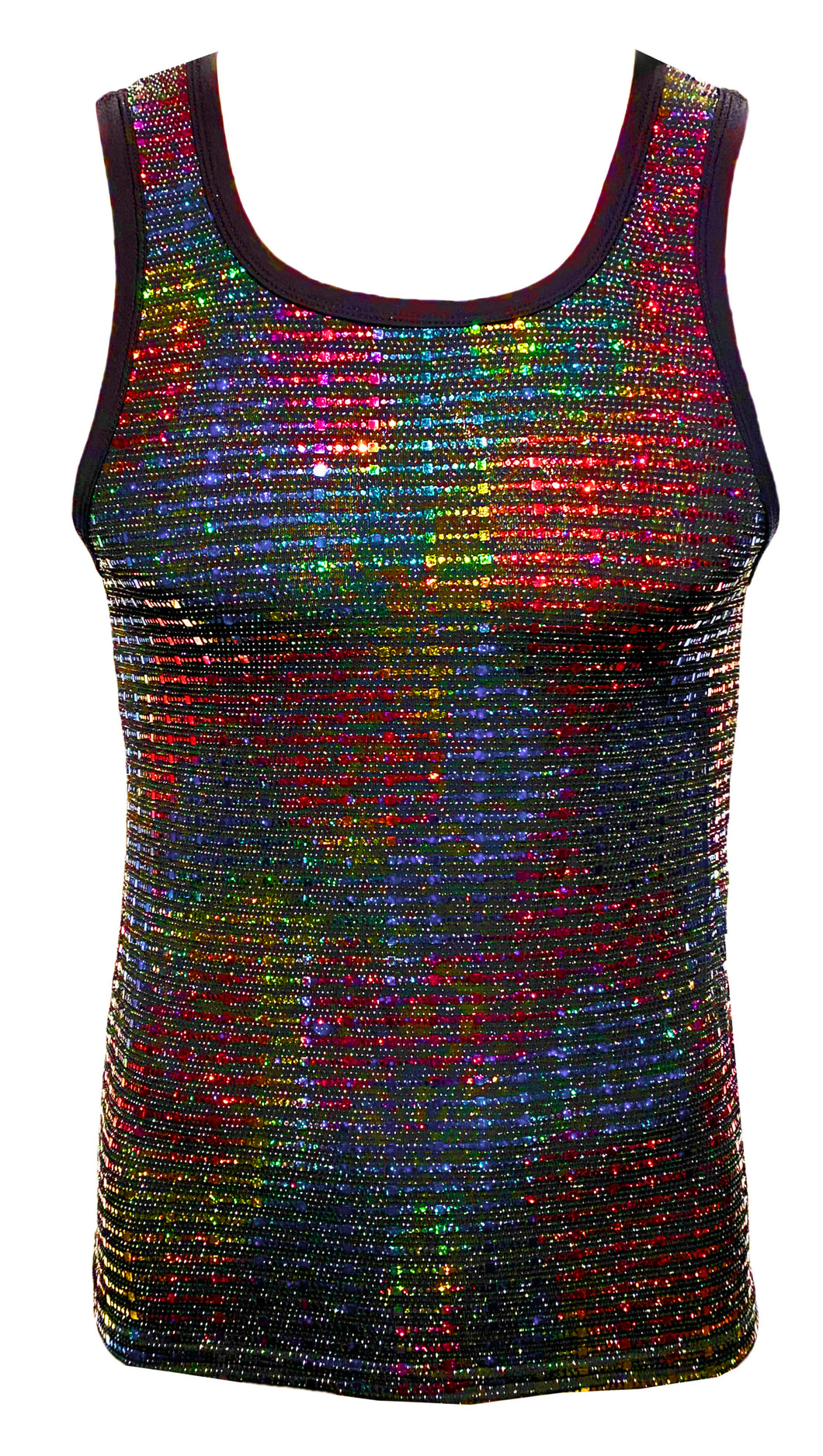 Rainbow Sequins Tank