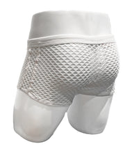 Load image into Gallery viewer, Fishnet Booty Shorts - White
