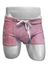 Load image into Gallery viewer, Crushed Velvet Booty Shorts - Light Pink
