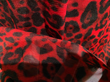 Load image into Gallery viewer, Mesh Leopard Mesh Tank - Red Black
