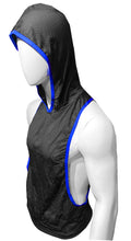 Load image into Gallery viewer, See Thru Hooded Gym Tank - BLUE

