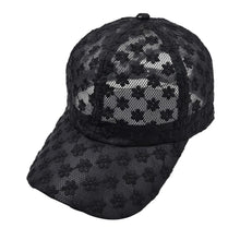 Load image into Gallery viewer, Mesh Lace Hat - Black
