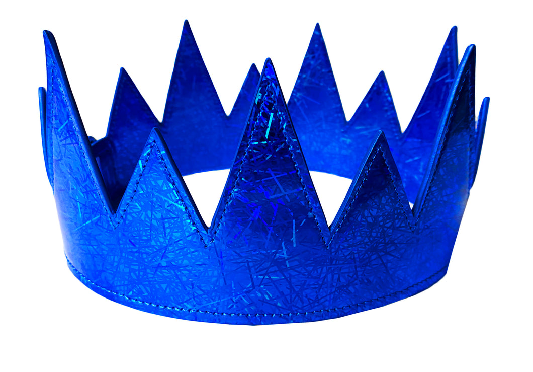 Party Crown - Ice Queen Blue Confetti