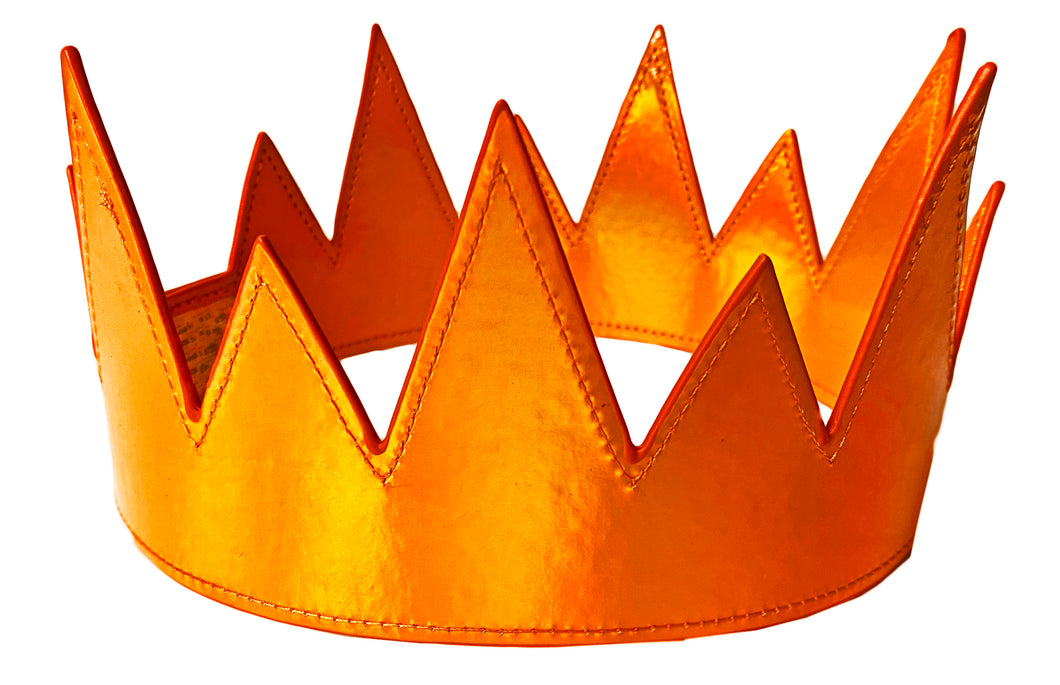 Party Crown - Orange Iridescent
