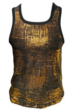 Load image into Gallery viewer, Metallic Gold Leaf Tank
