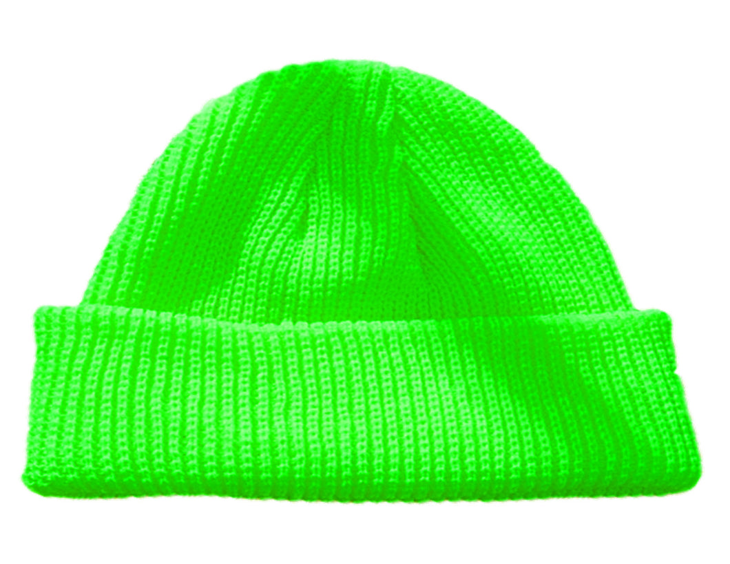 Fisherman Beanies - Neon Green