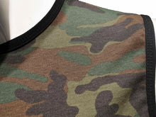 Load image into Gallery viewer, Crop Tank - Camo Cotton
