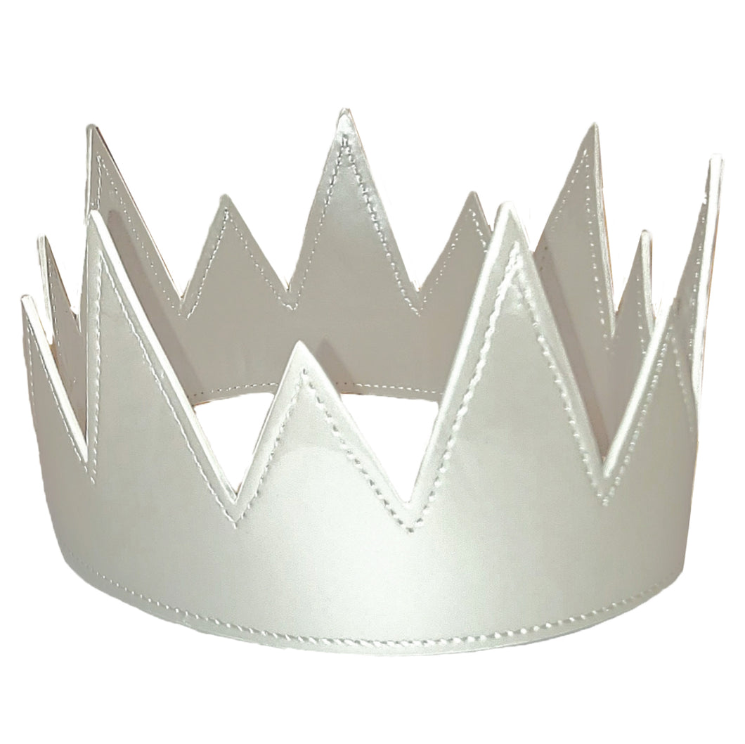 Party Crown - White Shiny