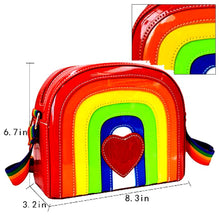 Load image into Gallery viewer, PRIDE! Rainbow Panel Bag
