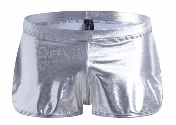 Solid Metallic Trunks - Silver