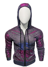 Load image into Gallery viewer, Glitter Zip UP Hoodie - Purple
