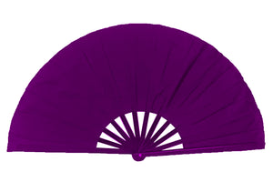 Solid Color Clack Fan - Purple