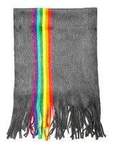 Load image into Gallery viewer, Rainbow Stripe Scarf
