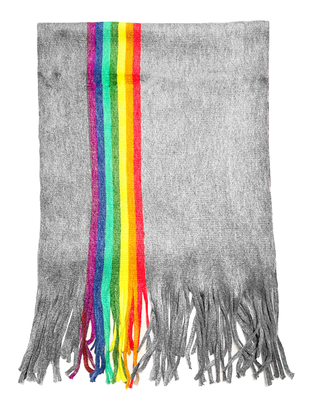 Rainbow Stripe Scarf