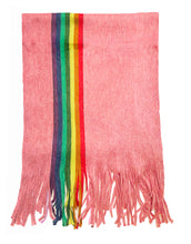 Load image into Gallery viewer, Rainbow Stripe Scarf
