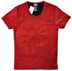 Glitter T Shirt - Red