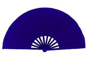 Solid Color Clack Fan - Royal Blue
