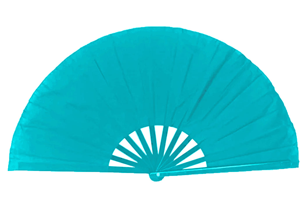 Solid Color Clack Fan - Sky Blue