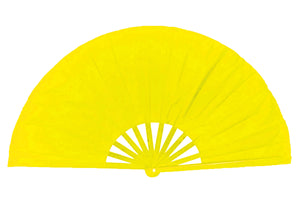 Solid Color Clack Fan - Yellow