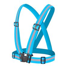 Load image into Gallery viewer, Reflective Elastic Harness - Light Blue
